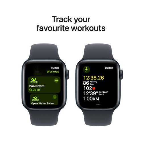 Apple Watch SE GPS 40mm Midnight Aluminium Case with Midnight Sport Band M/L