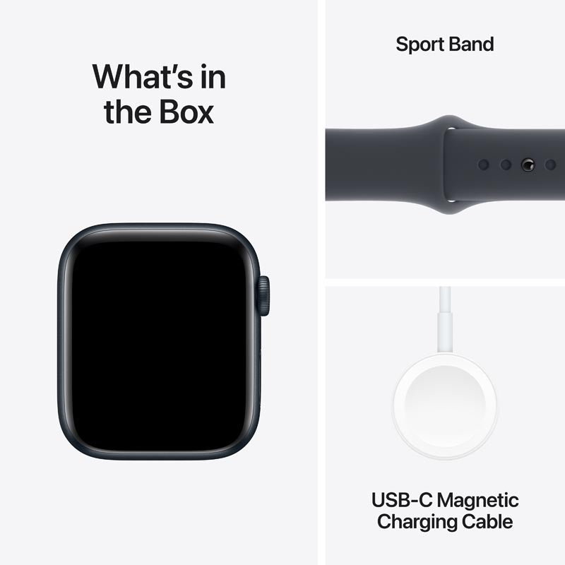 Apple Watch SE GPS 44mm Midnight Aluminium Case with Midnight