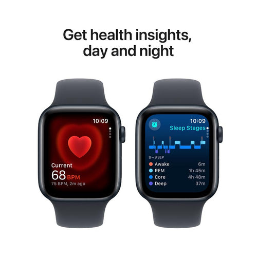 Apple Watch SE GPS 44mm Midnight Aluminium Case with Midnight Sport Band M/L