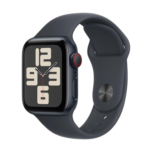 Apple Watch SE GPS + Cellular 40mm Midnight Aluminium Case with Midnight Sport Band S/M