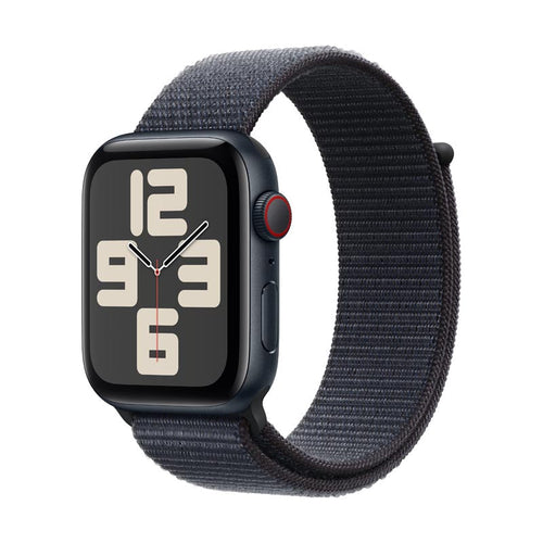 Apple Watch SE GPS + Cellular 44mm Midnight Aluminium Case with Ink Sport Loop
