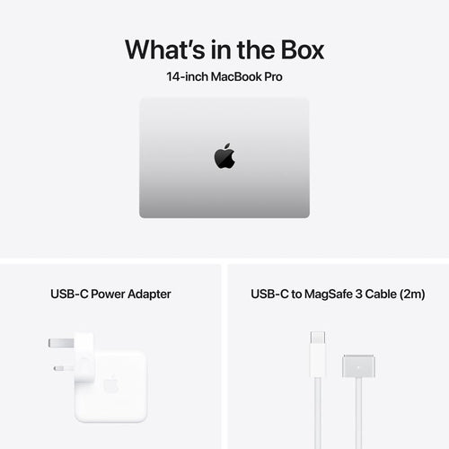 MacBook Pro 14-inch Apple M4 chip 10C/10GPU/16GB/512GB - Silver [MW2W3ZP/A]