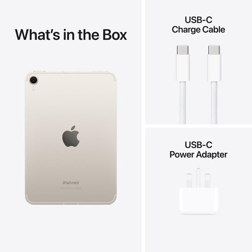 iPad mini Wi-Fi + Cellular 128GB - Starlight [MXPQ3ZP/A]