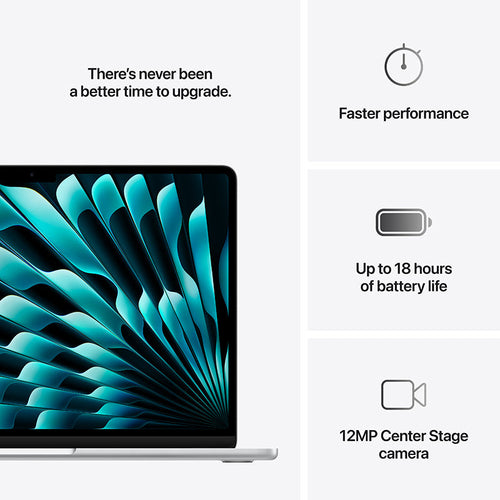 MacBook Air 13.6 M4 10C GPU/16GB/512GB - Silver [MW0X3ZP/A]
