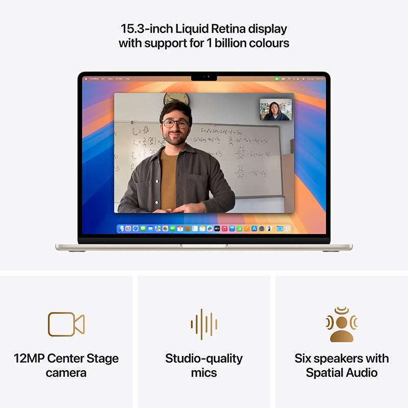 MacBook Air 15.3 M4 10C GPU/16GB/512GB - Starlight [MW1K3ZP/A]