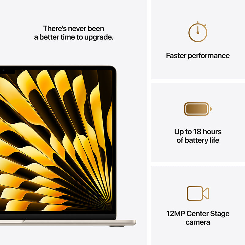 MacBook Air 15.3 M4 10C GPU/16GB/512GB - Starlight [MW1K3ZP/A]