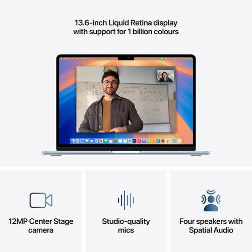 MacBook Air 13.6 M4 10C GPU/16GB/512GB - Sky Blue [MC6U4ZP/A]
