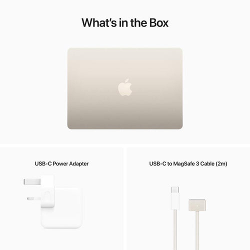 MacBook Air 13-inch Apple M2 chip 8CGPU, 16GB, 256GB - Starlight [MC7W4ZP/A]