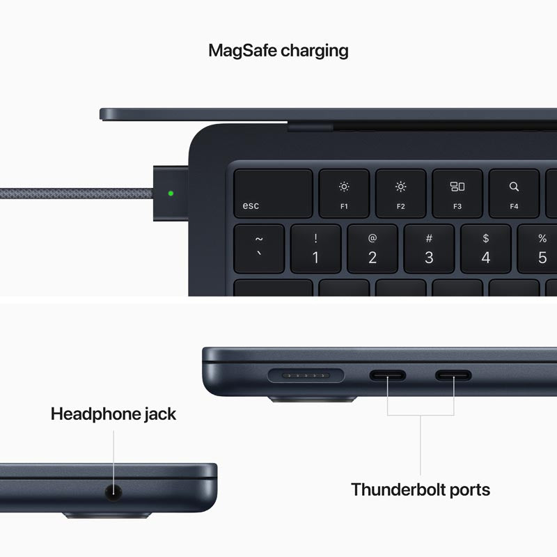 MacBook Air 13-inch Apple M2 chip 8CGPU, 16GB, 256GB - Midnight
