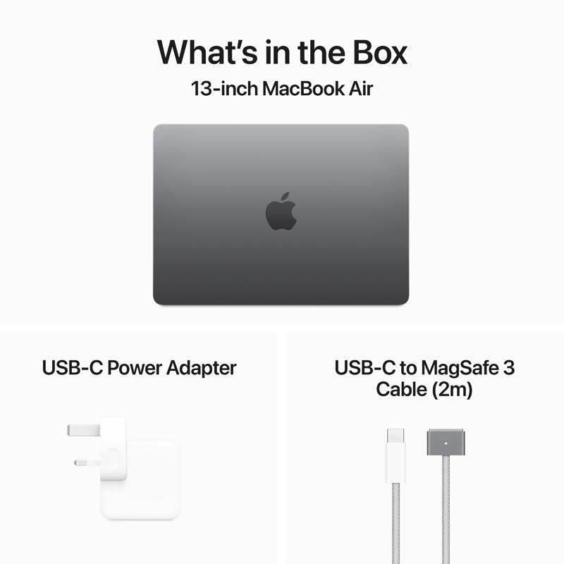 MacBook Air 13-inch Apple M3 chip 10CGPU/24GB/512GB - Space Grey [MC8M4ZP/A]