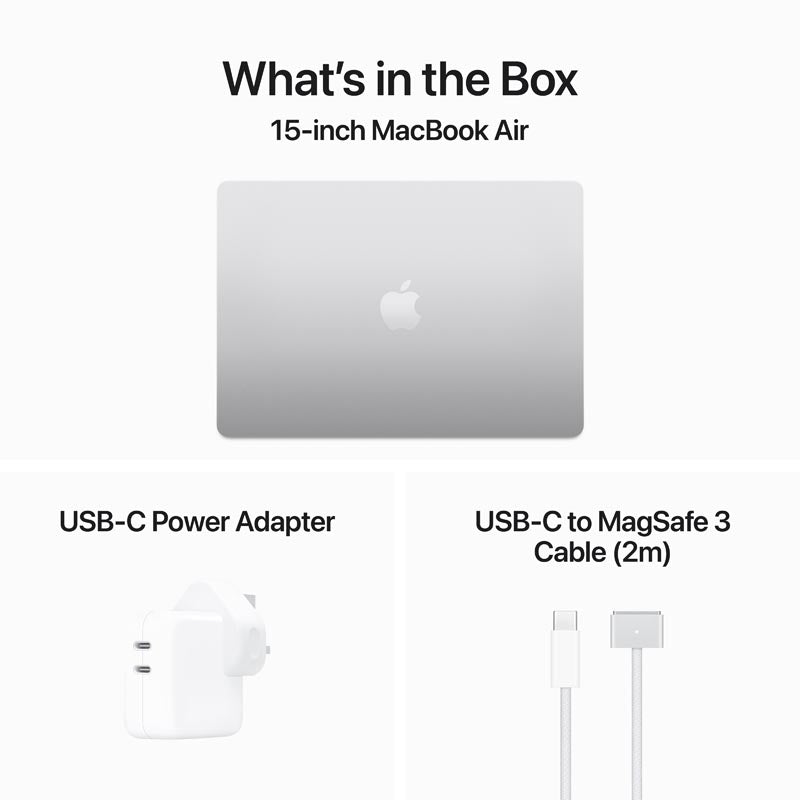 MacBook Air 15-inch Apple M3 chip 10CGPU/24GB/512GB - Silver
