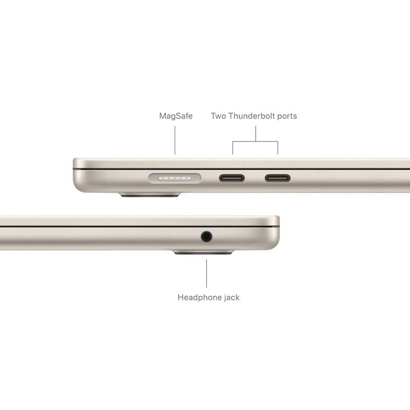 MacBook Air 15-inch Apple M3 chip 10CGPU/24GB/512GB - Starlight [MC9K4ZP/A]