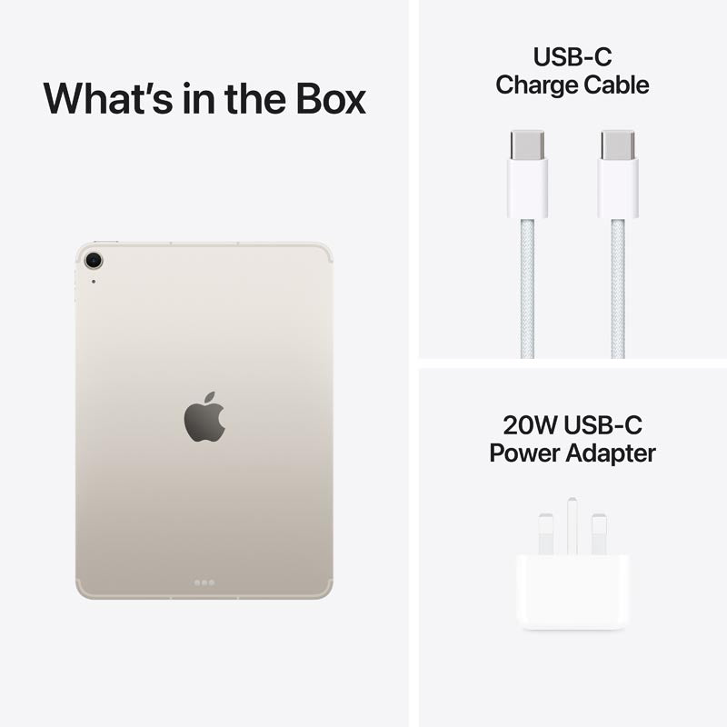 iPad Air 11-inch M3 Wi-Fi + Cellular 512GB - Starlight