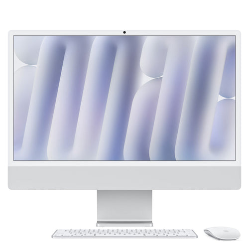 24-inch iMac with Retina 4.5K display, Nano-texture glass: Apple M4 chip with 10‑core CPU and 10‑core GPU, 256GB SSD, 16GB - Silver [MD3H4ZP/A]