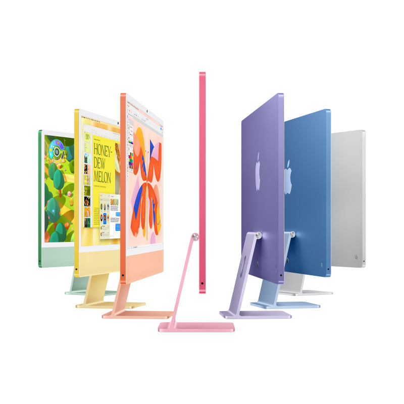 24-inch iMac with Retina 4.5K display, Nano-texture glass: Apple M4 chip with 10‑core CPU and 10‑core GPU, 256GB SSD, 16GB - Silver [MD3H4ZP/A]