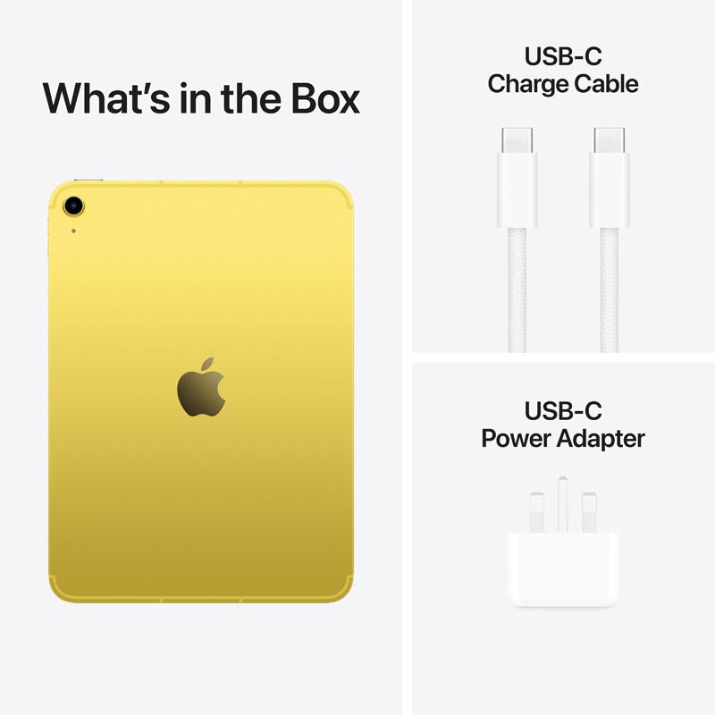iPad 11-inch A16 Wi-Fi + Cellular 128GB - Yellow [3N799ZP/A]