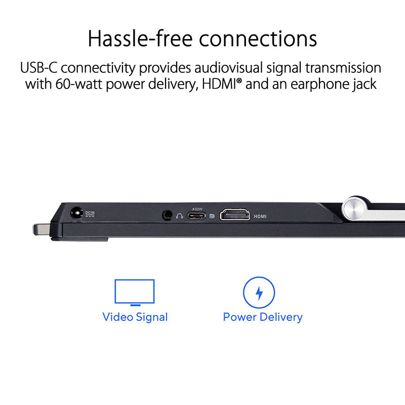 ASUS ZenScreen MB249C Portable Monitor – 23.8 FHD IPS USB-C