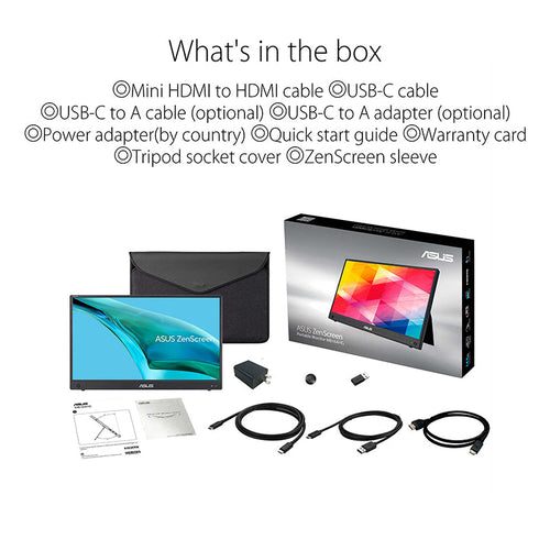 Asus ZenScreen MB16AHG - 15.6 IPS 144Hz Portable Monitor