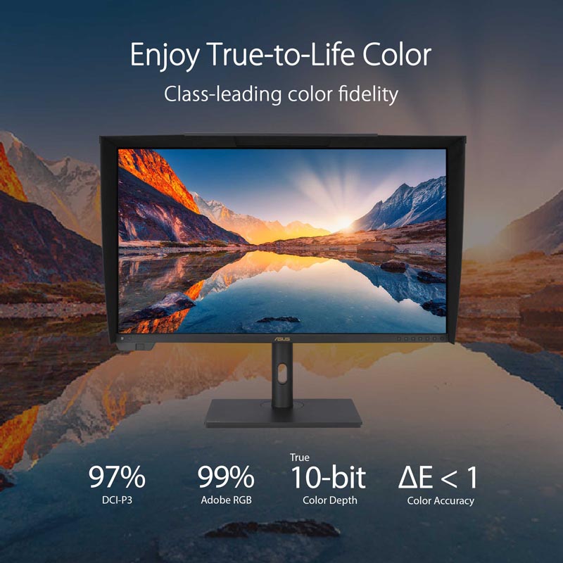 ASUS ProArt Display PA32UCXR Professional Monitor 32 UHD IPS 3W HeightA