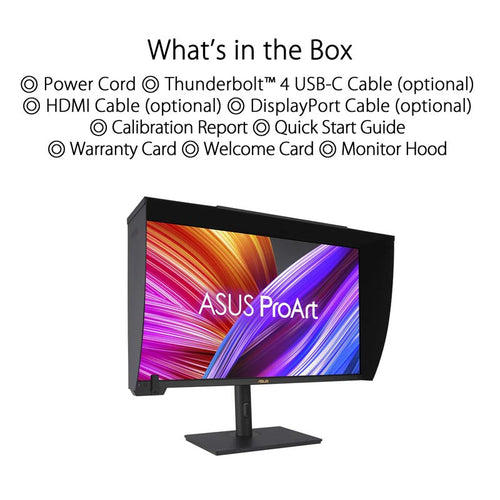 ASUS ProArt Display PA32UCXR Professional Monitor 32 UHD IPS 3W HeightA