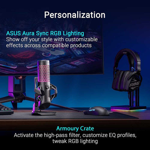 ASUS ROG Carnyx USB Gaming Cardioid Mic Black