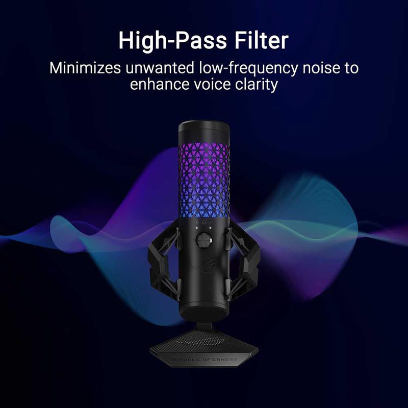 ASUS ROG Carnyx USB Gaming Cardioid Mic Black