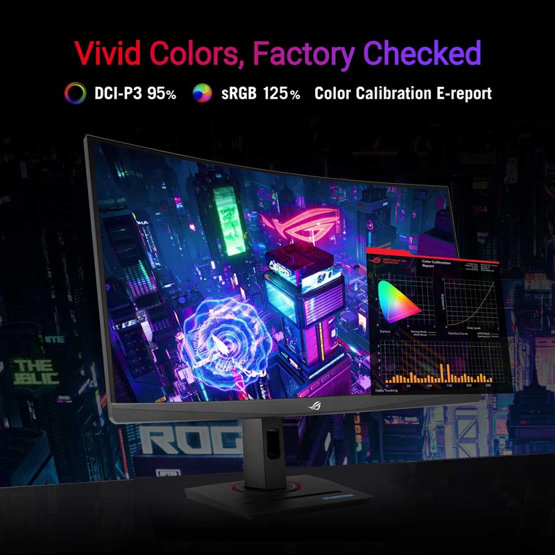 Asus ROG Strix XG27WCS - 27 QHD Fast VA 180Hz Curved Gaming Monitor
