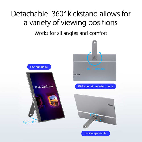 ASUS ZenScreen OLED MQ16AHE Portable Monitor - 16 FHD OLED 60Hz