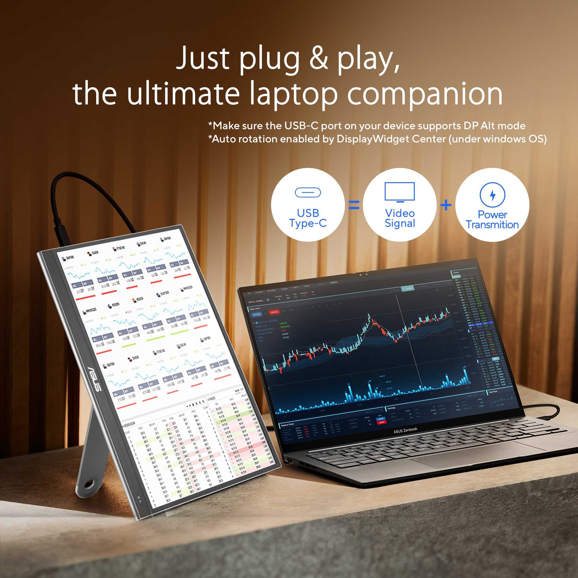 ASUS ZenScreen OLED MQ16AHE Portable Monitor - 16 FHD OLED 60Hz