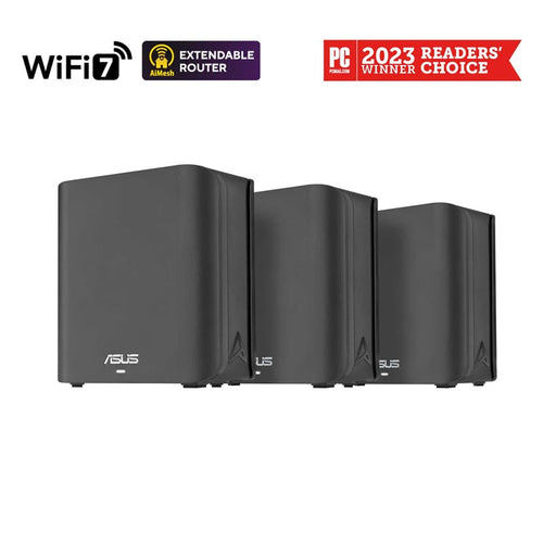 Asus ZenWiFi BD4 (3-Pack) Dual-Band Wi-Fi 7 AiMesh Router - Black