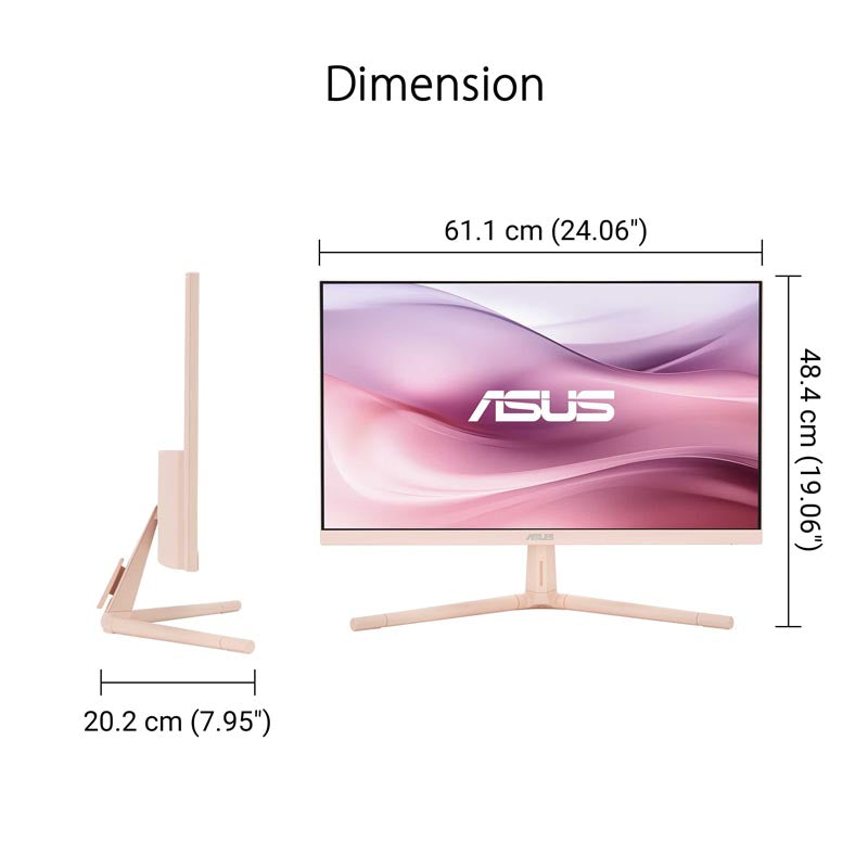 ASUS VU279CFE-P Eye Care Gaming Monitor - 27 FHD IPS 100Hz