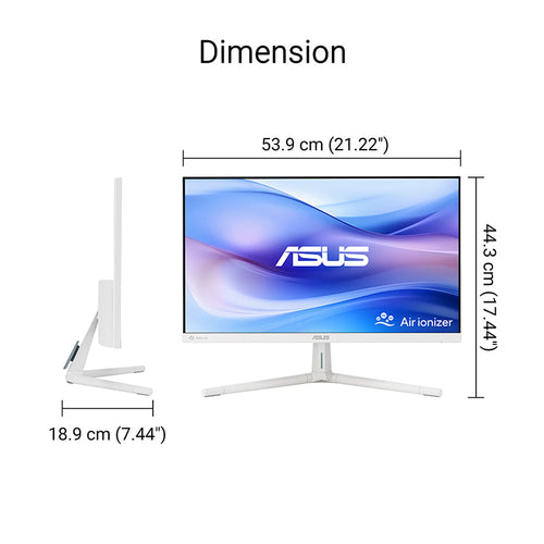ASUS VU249HFI-W Eye Care Monitor - 23.8 FHD IPS 100Hz