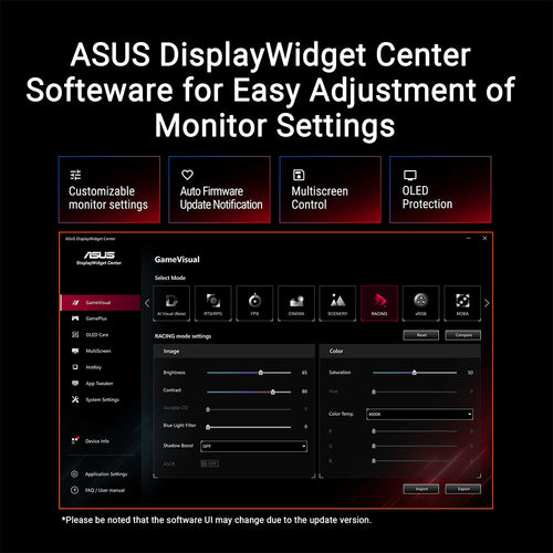 Asus ROG Strix XG27AQDMES - 27 QHD QD-OLED 240Hz Gaming Monitor