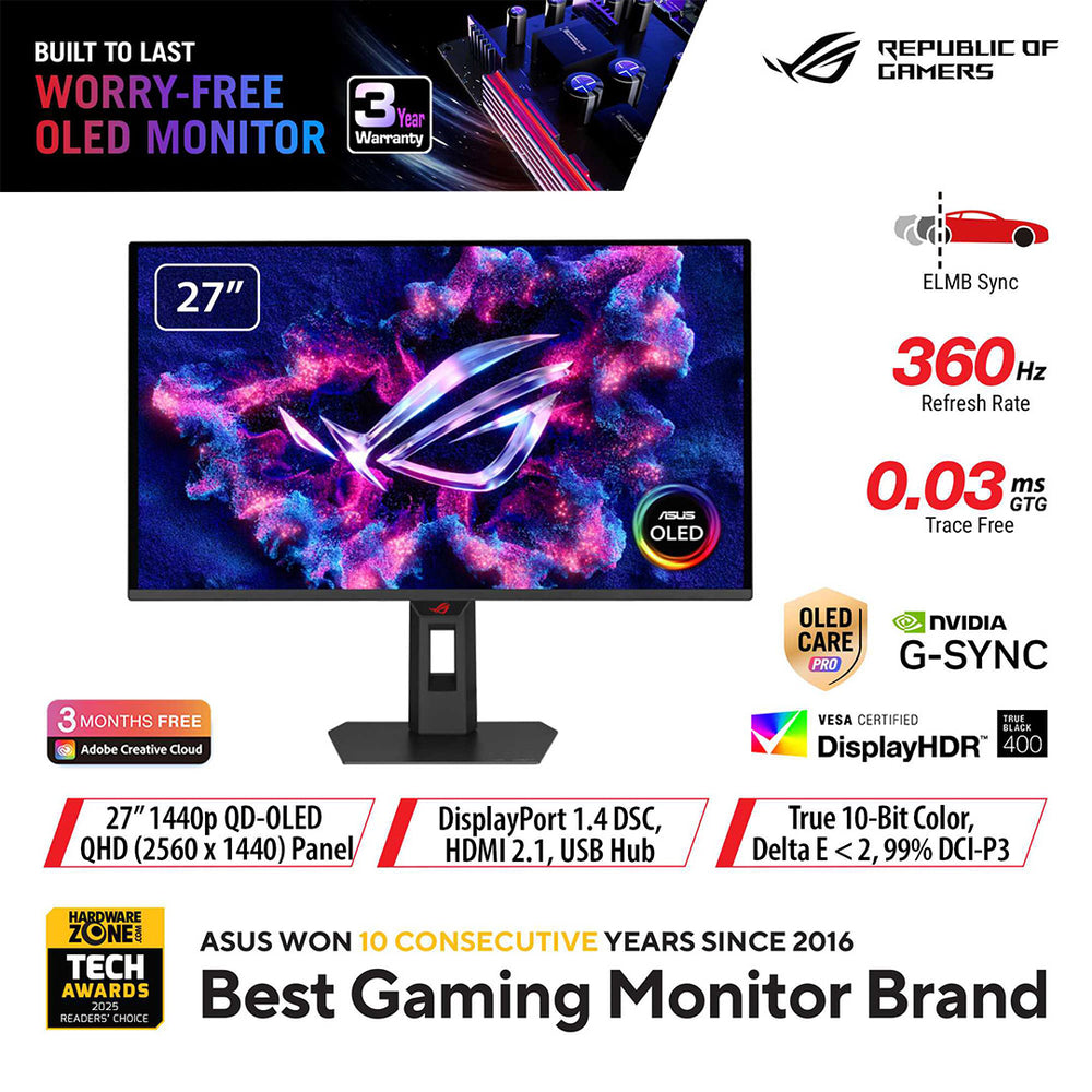 Asus ROG Strix XG27AQDNG - 26.5