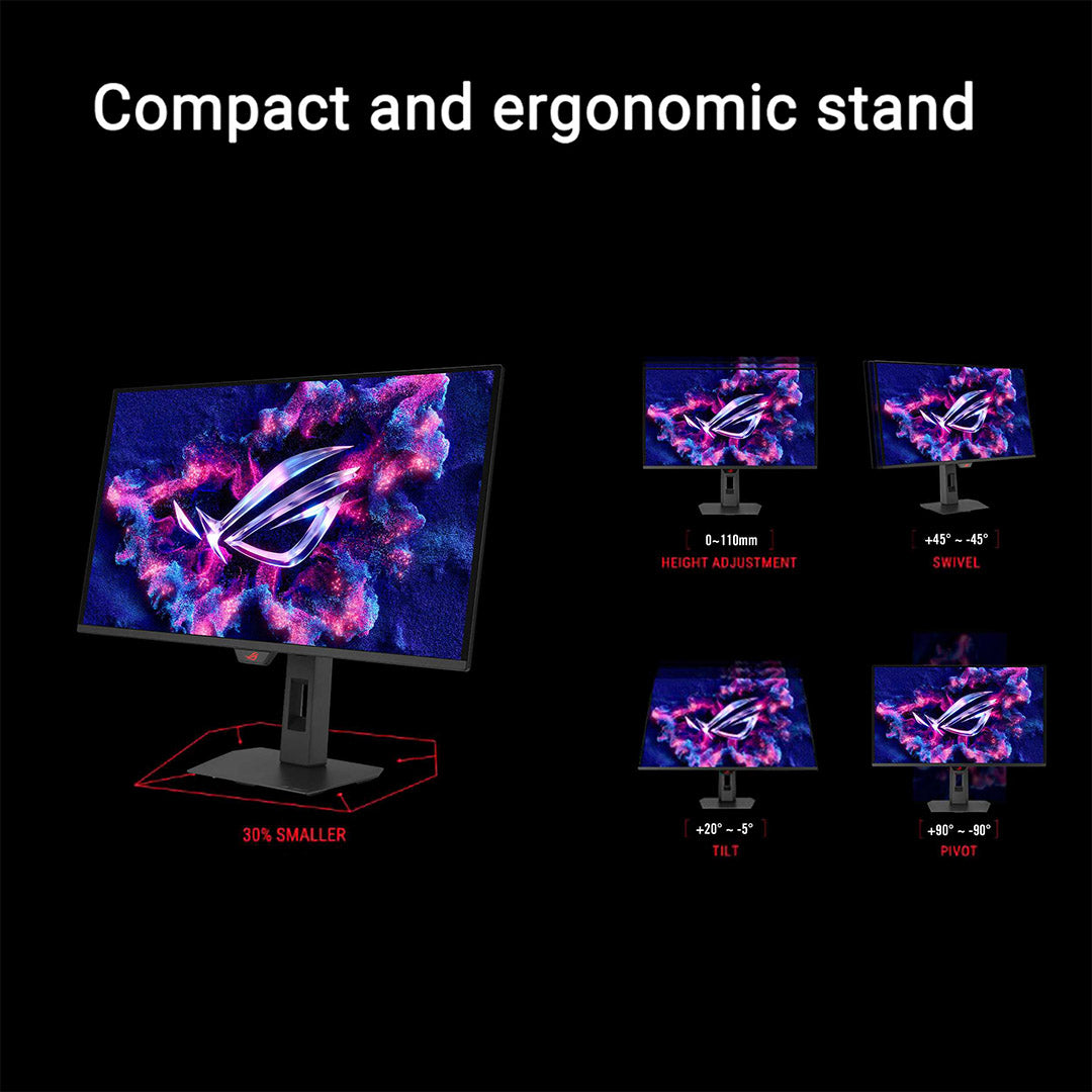Asus ROG Strix XG27AQDNG - 26.5 QHD QD-OLED 360Hz Gaming Monitor