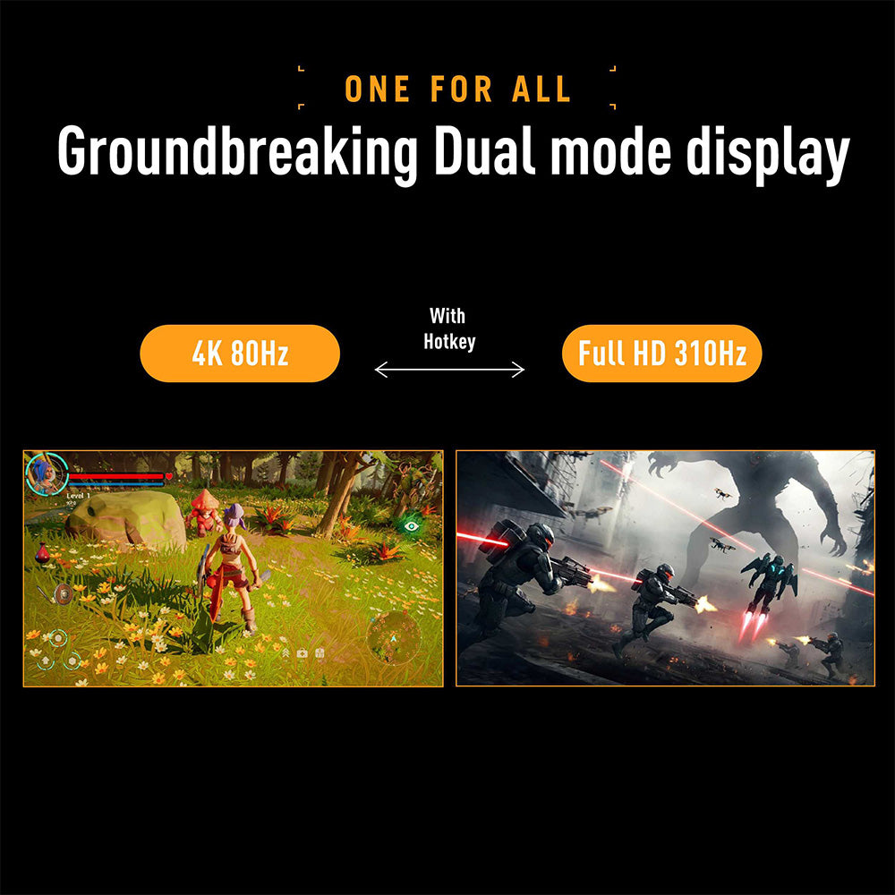 Asus TUF Gaming VG27UQEL5A - 27 UHD IPS 80/310Hz Dual Mode Gaming Monitor
