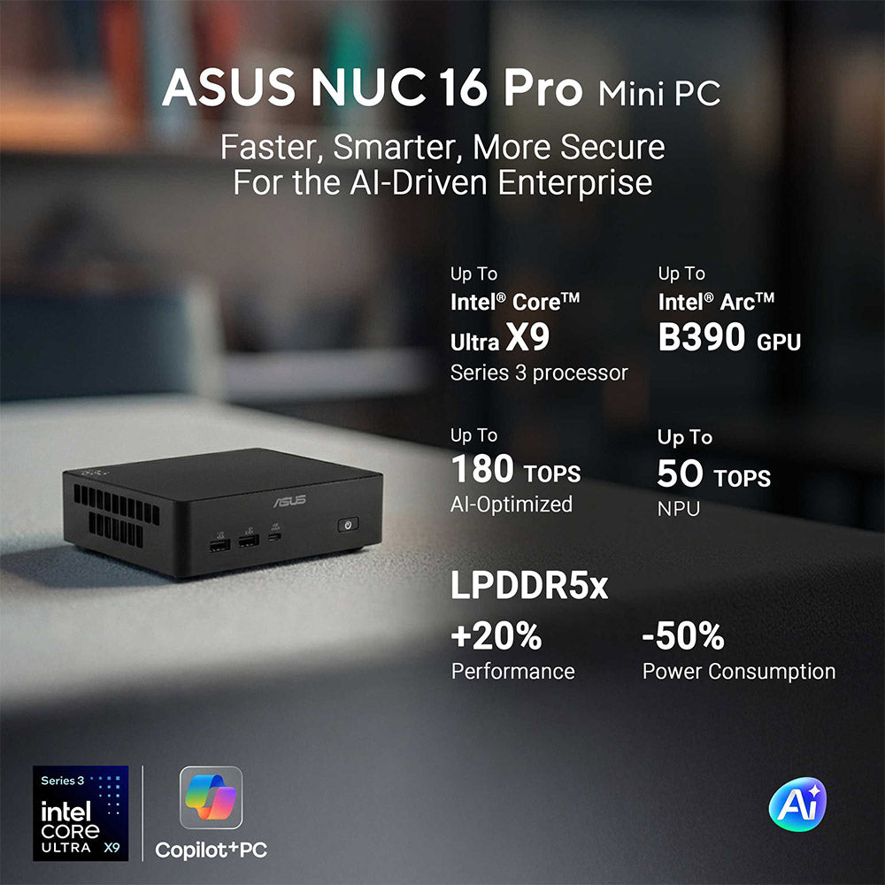 Asus NUC 16 RNUC16WCKC3073C3 - C3-304 16GB 512GB W11P