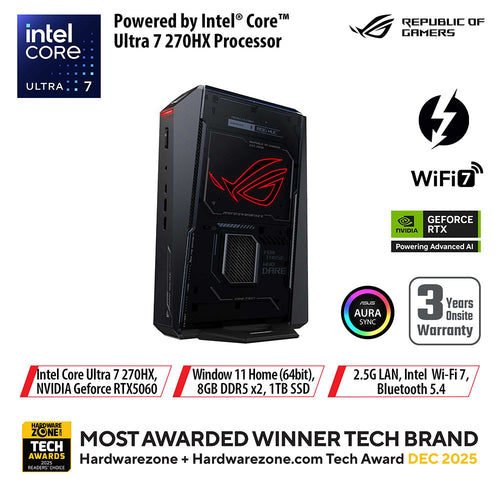Asus ROG NUC 16 RNUC16JNK7X569A3 - UT7-270HX 16GB 1TB RTX5060