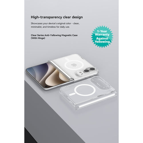 Devia iPhone Duo Clear Series Anti-Yellowing Magnetic Case