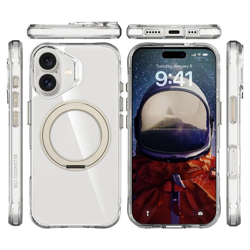 Redmonster iPhone 17 6.3 (2025) Basic M 360 Clear Titanium