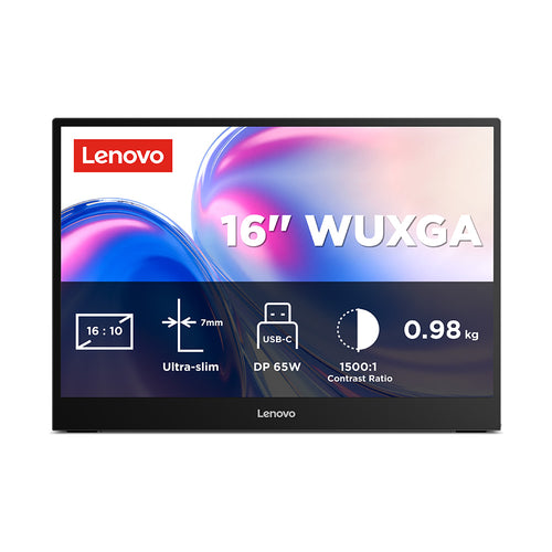 Lenovo L16 68F4UAC1WW - 16 WUXGA FHD IPS Mobile Monitor