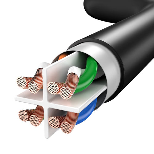 Baseus PCWL-G01 High Speed Cat6 Gigabit Lan Cable 3m (Black)