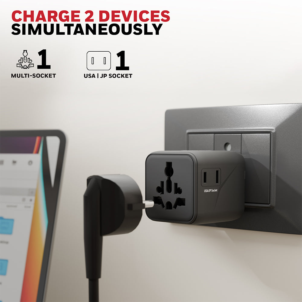 Honeywell World Travel Adapter (Black)