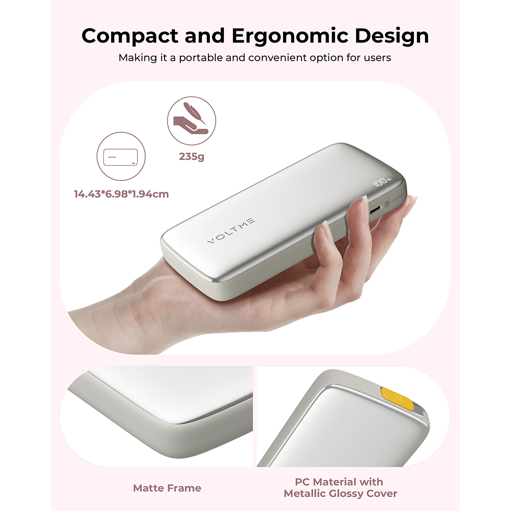 Voltme Hypercore Rollz Lite 10000mAh CCC PB PD30W Sakura
