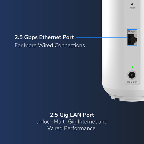 Netgear RBE370 Orbi 370 Dual-Band Wi-Fi 7 Mesh Add-on Satelite