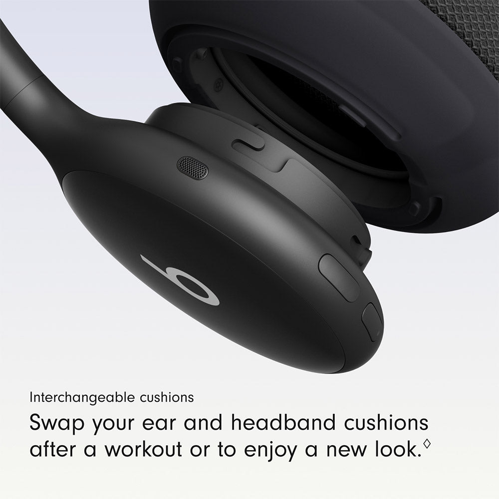Beats 360 Over-Ear Headphones Black with Black Knit Cushions
