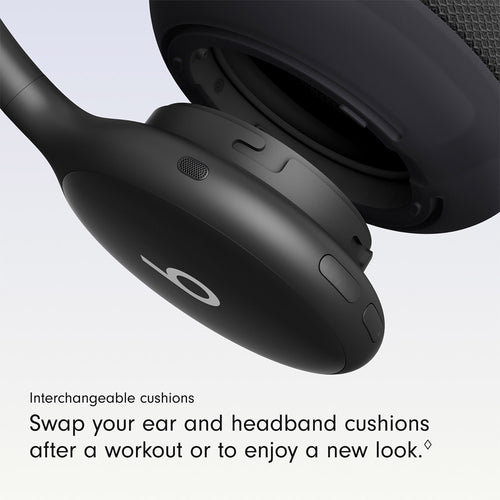Beats 360 Over-Ear Headphones Black with Black Knit Cushions