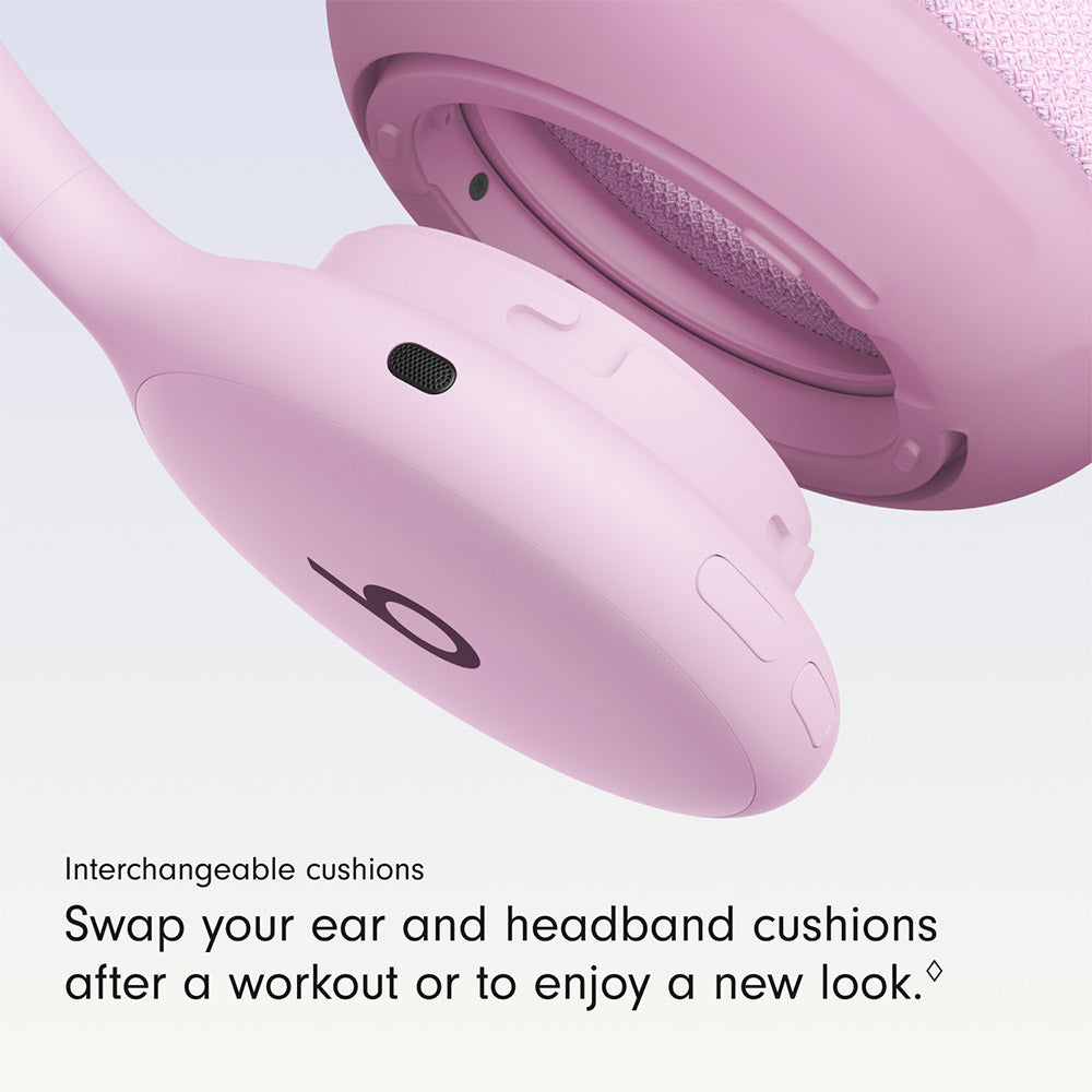 Beats 360 Over-Ear Headphones Pink with Pink Knit Cushions