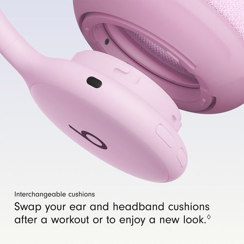 Beats 360 Over-Ear Headphones Pink with Pink Knit Cushions