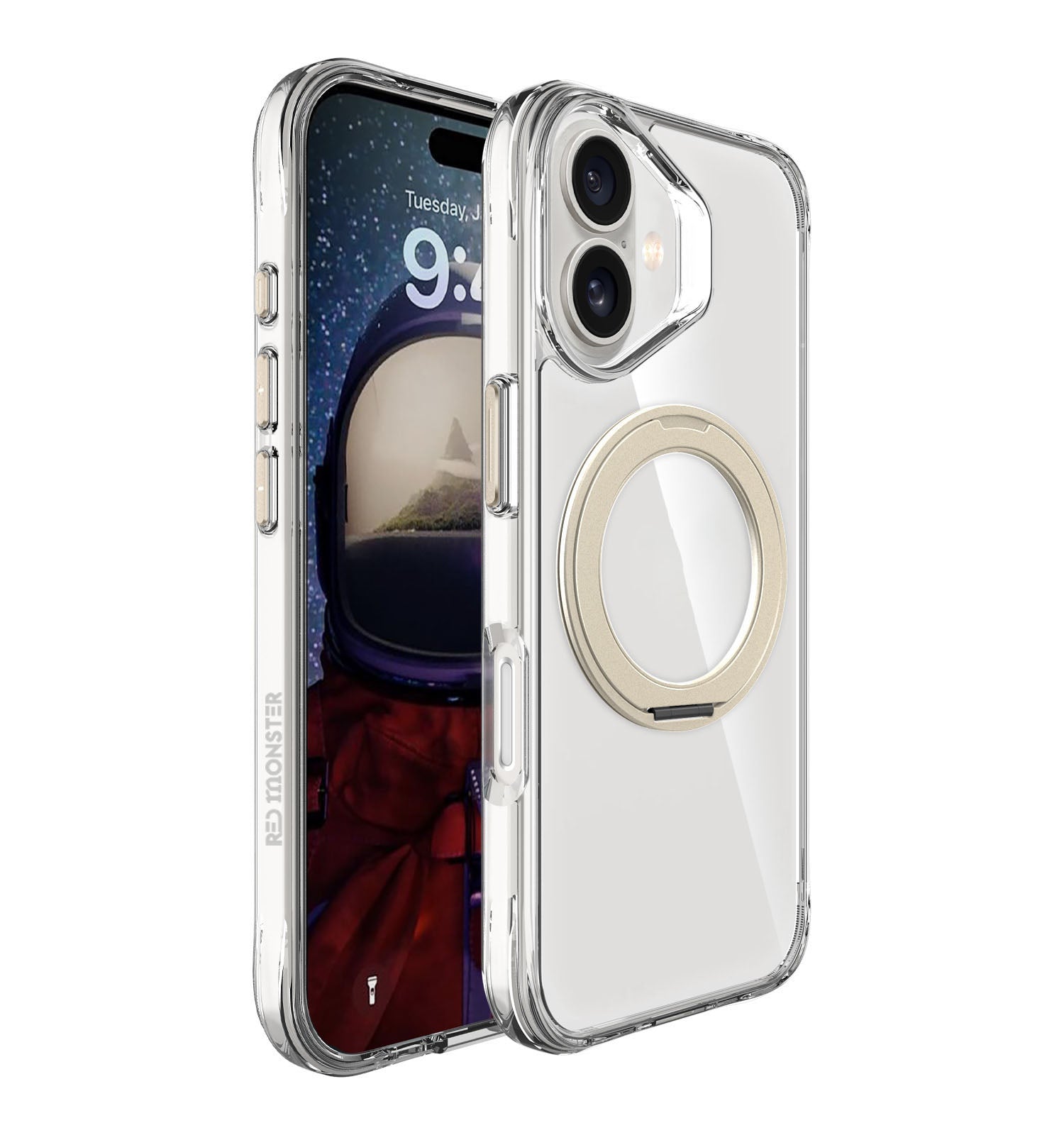 Redmonster iPhone 17 6.3 (2025) Basic M 360 Clear Titanium